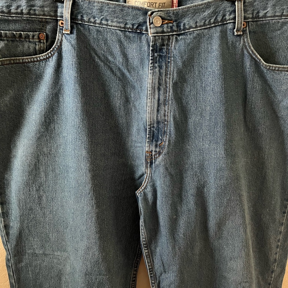Levi’s Big & Tall Jeans | Waist 46 x Length 30 | 100% Cotton | Relaxed Fit - Picture 3 of 13